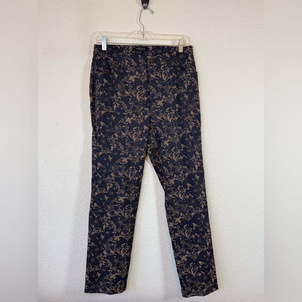 Lafayette 148 New York Black and Gold Women's Pants‎ Sz. 8